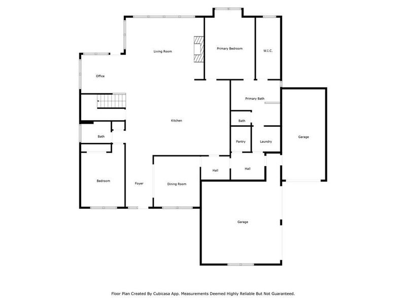 2D floor plan layout of this home in , Dallas, GA (Image 3).