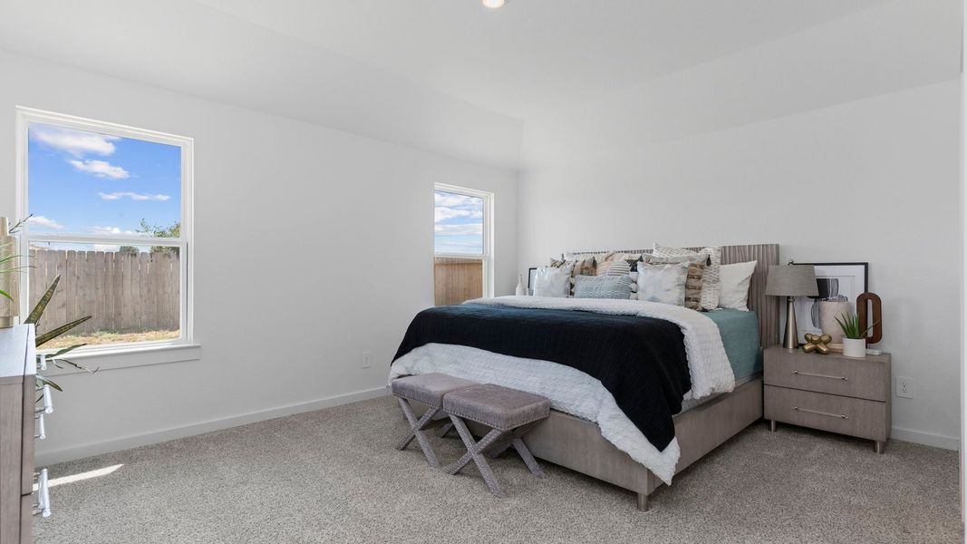 Furnished interior view inside a new home in Emberly, Beasley (Image 31).