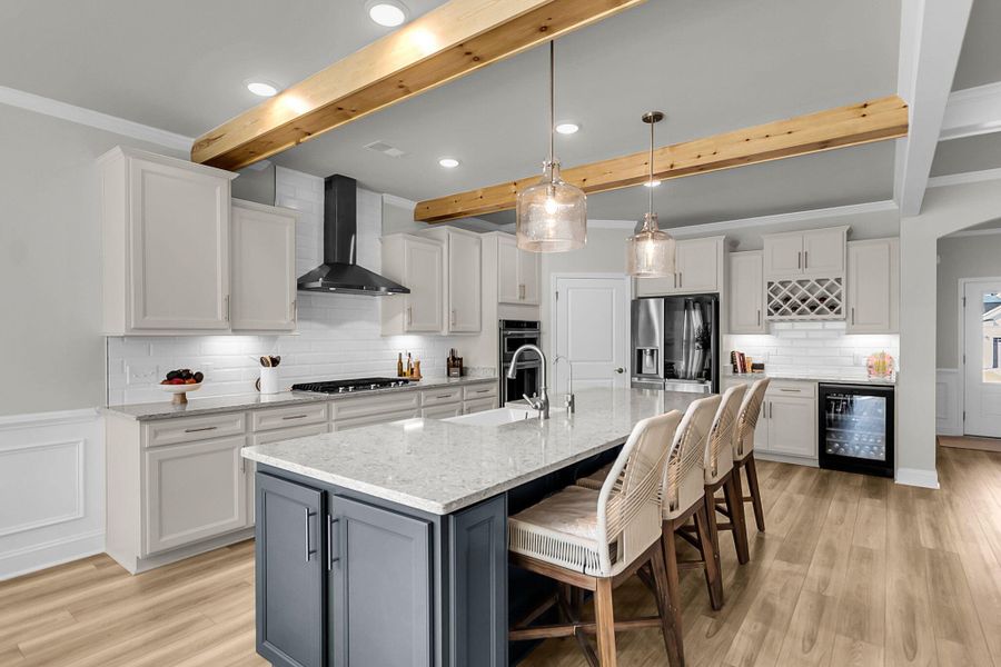 Furnished interior view inside a new home in Sea Island Preserve, Johns Island (Image 18).