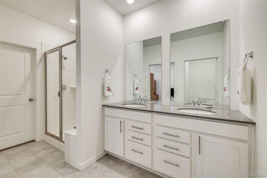 Furnished interior view inside a new home in Green Valley Ranch Active Adult, Aurora (Image 34).