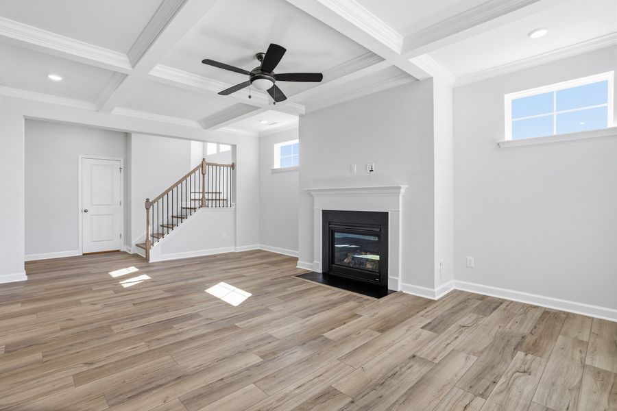 Spacious, unfurnished interior of a new home in Sweetbrier, Durham (Image 24).