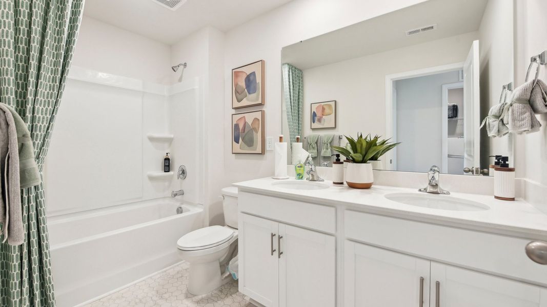 Furnished interior view inside a new home in Granite Falls, Lancaster (Image 16).