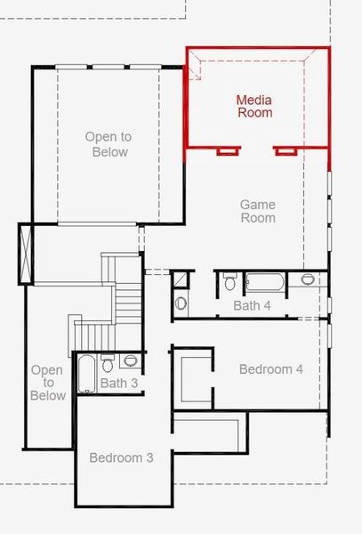 2nd floor diagram