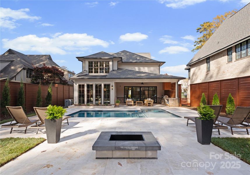 Exterior details and patio area of a home in , Charlotte (Image 26).