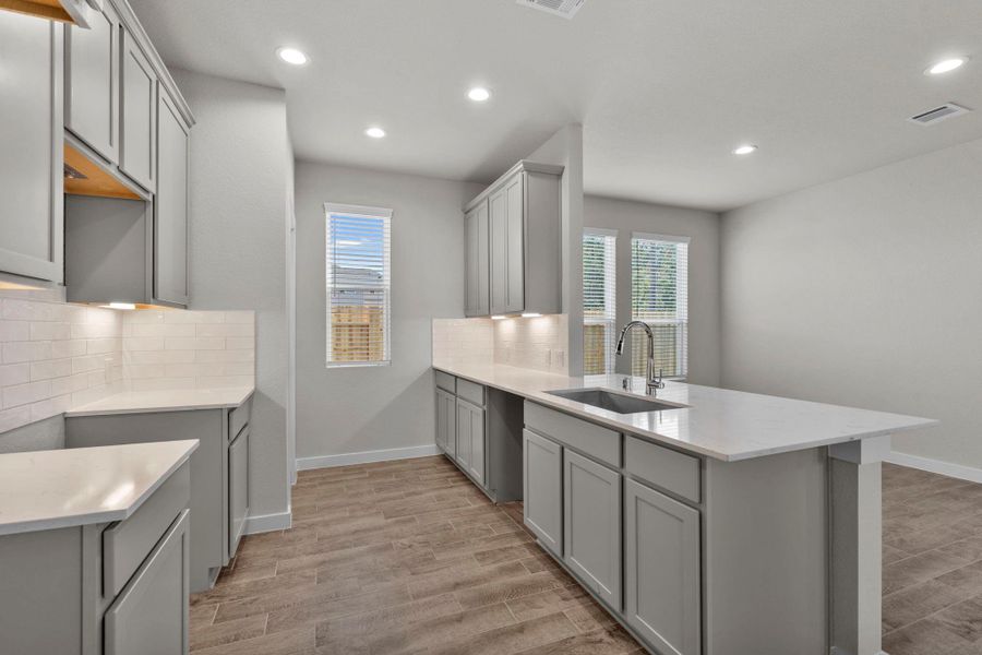 Furnished interior view inside a new home in Cypresswood Landing, Humble (Image 6).