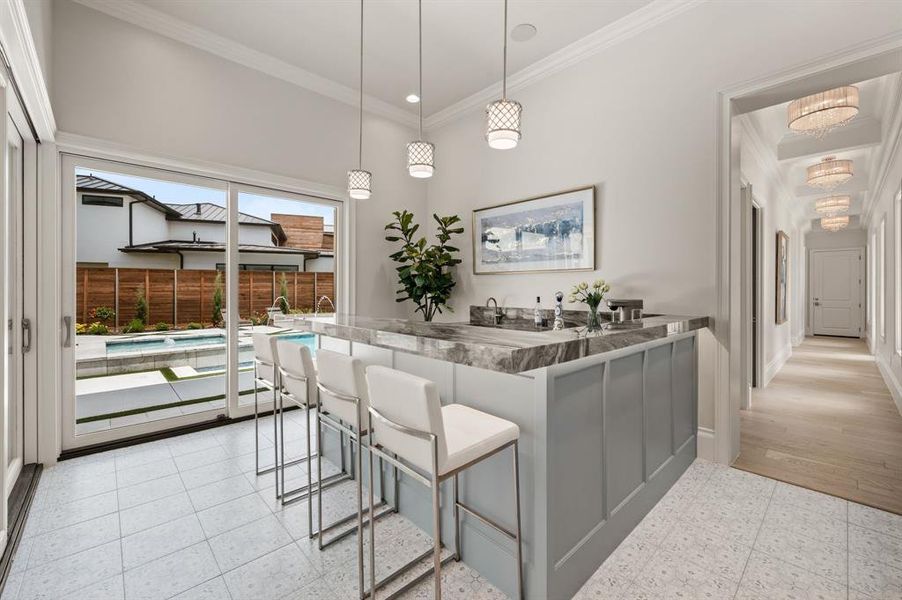 Furnished interior view inside a new home in , Southlake (Image 9). Furnished interior view inside a new home in , Southlake (Image 9).