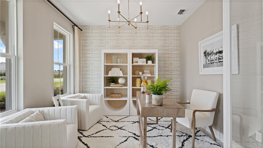 Furnished interior view inside a new home in Trailside, Mount Dora (Image 12). Furnished interior view inside a new home in Trailside, Mount Dora (Image 12).