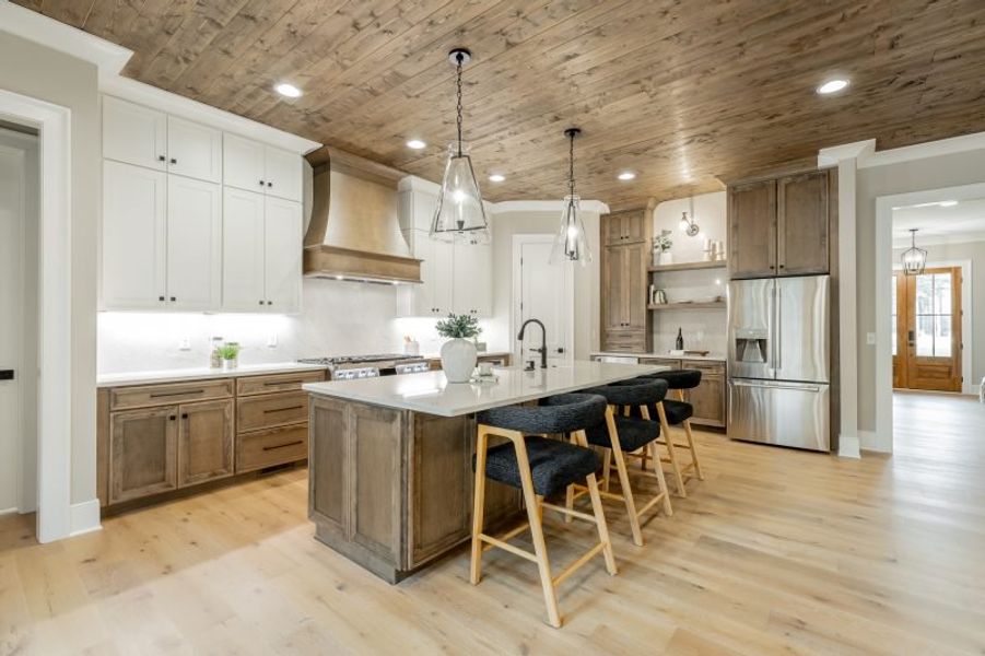 Furnished interior view inside a new home in River Gorge Ranch, Guild (Image 91).