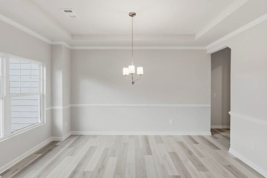 Representative unfurnished interior of a home built from the Clayton by Piedmont Residential in Hampton Ridge, Jefferson (Image 13).
