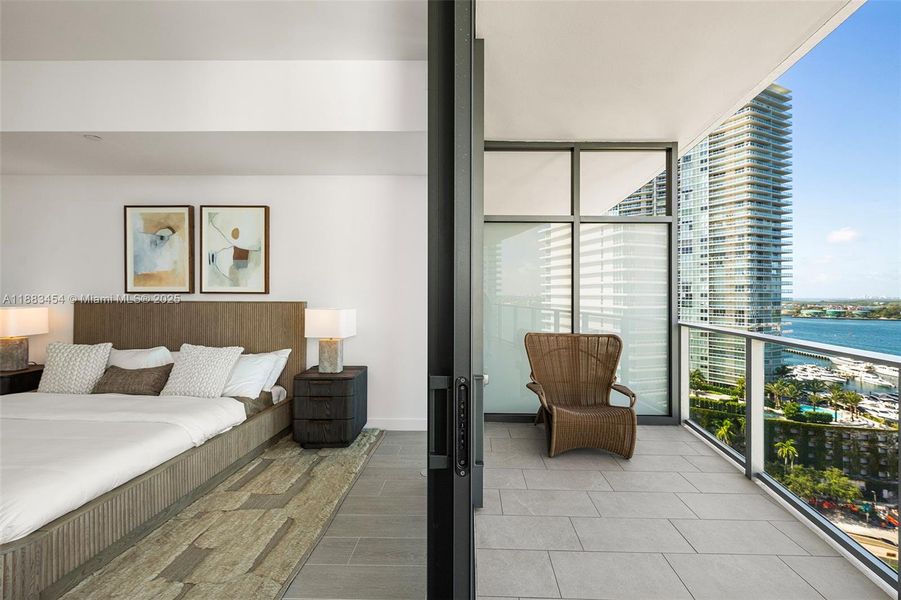 Furnished interior view inside a new home in , Miami Beach (Image 23).