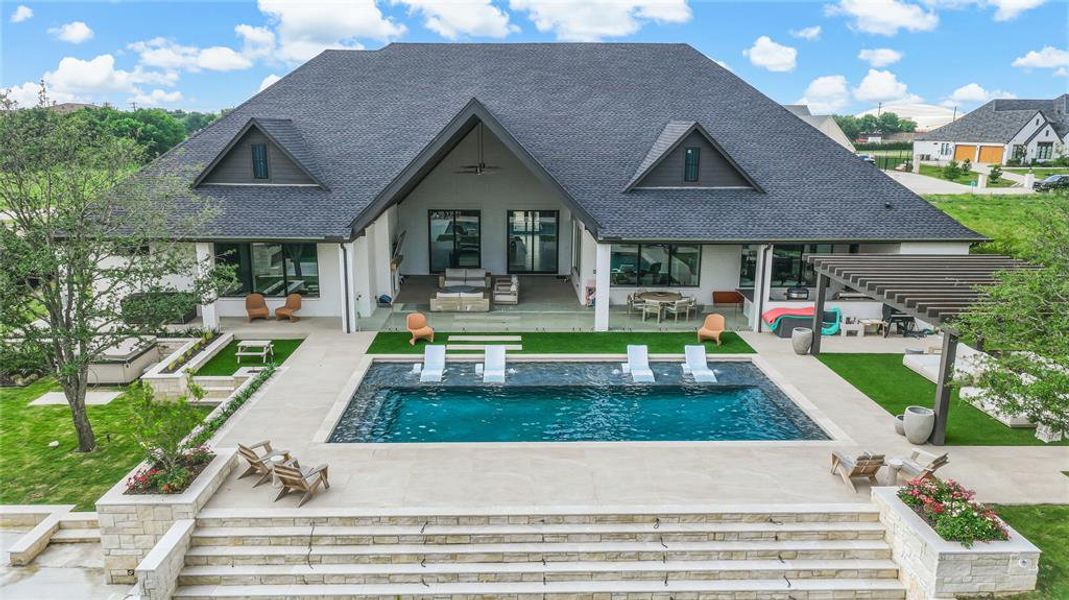 Exterior details and patio area of a home in , Fairview (Image 3).