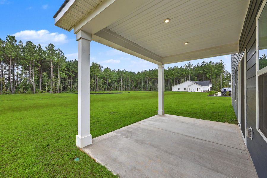 Exterior details and patio area of a home in , Ridgeville (Image 31). Exterior details and patio area of a home in , Ridgeville (Image 31).