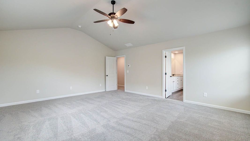 Representative furnished interior of a home built from the Vickery by DRB Homes in Berkeley Lakes, Locust Grove (Image 15).