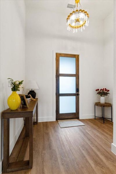 Furnished interior view inside a new home in , Justin (Image 20).