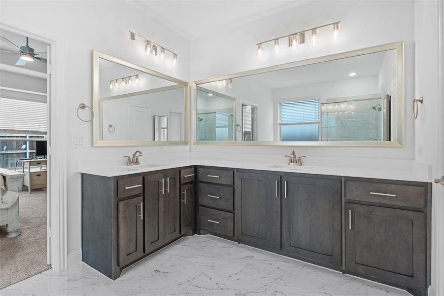 Furnished interior view inside a new home in Fox Hollow, Forney (Image 12).