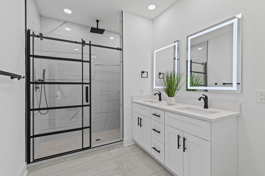 Furnished interior view inside a new home in , North Charleston (Image 8).