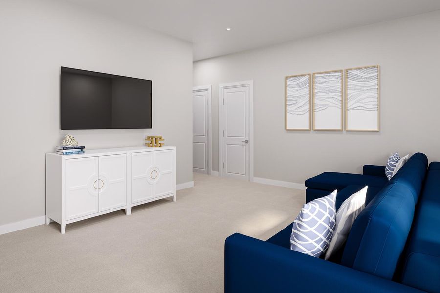 Furnished interior view inside a new home in Cainhoy Preserve, Huger (Image 7).