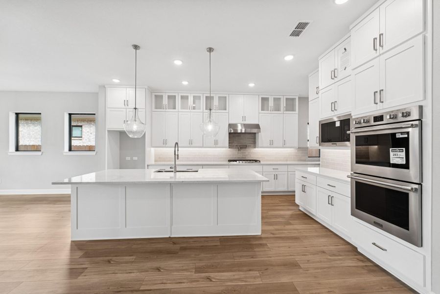 Furnished interior view inside a new home in The Meadows at Imperial Oaks, Conroe (Image 10).