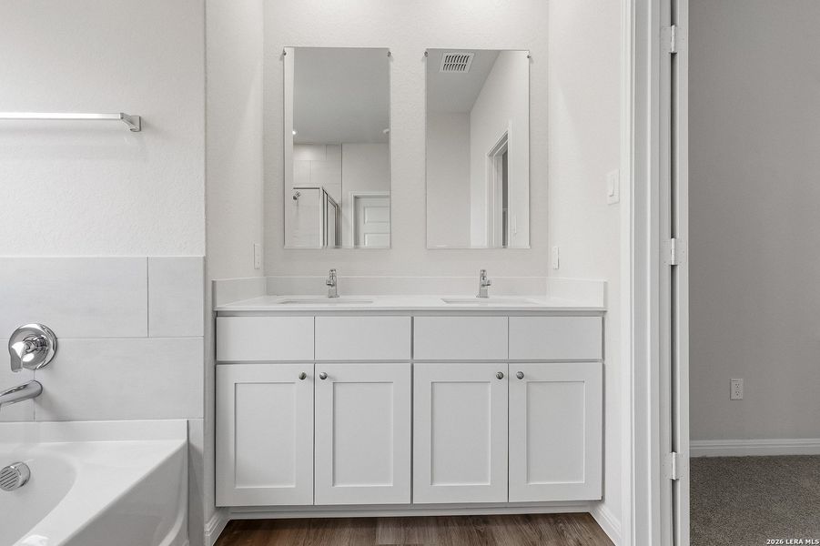 Furnished interior view inside a new home in Melissa Ranch, San Antonio (Image 14).