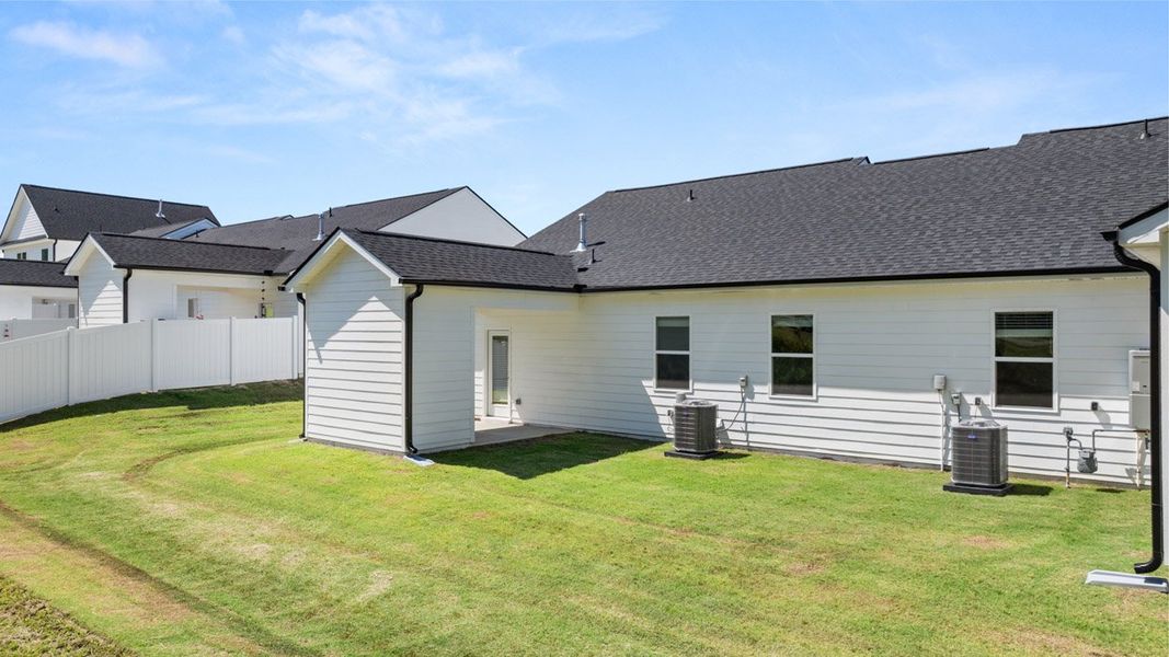 Front exterior of a new home in Byrd Village, Graniteville, SC, highlighting curb appeal (Image 15).