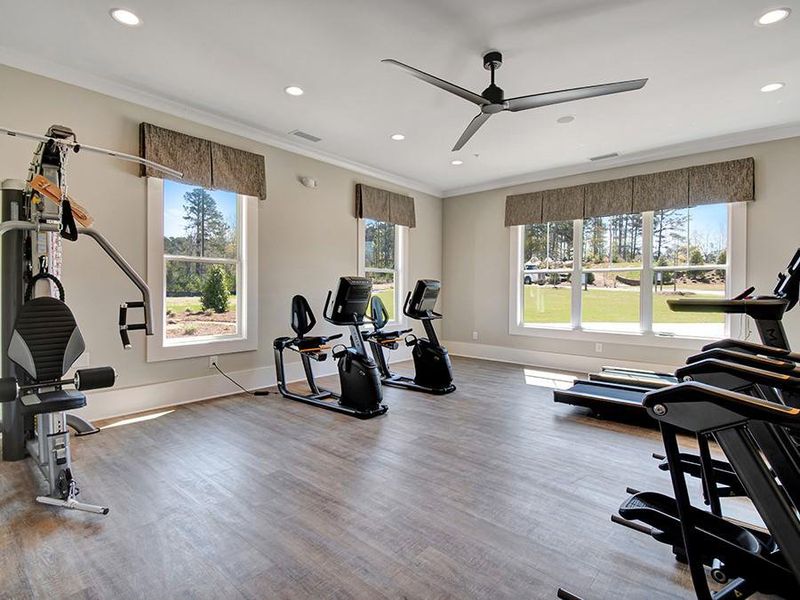 Furnished interior view inside a new home in , Hiram (Image 13).