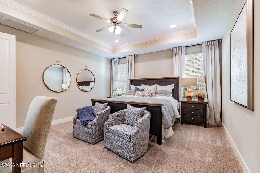 Furnished interior view inside a new home in , Hilliard (Image 22).