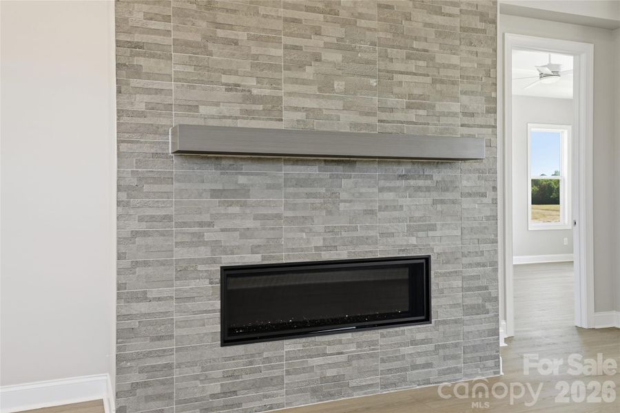 Linear Fireplace