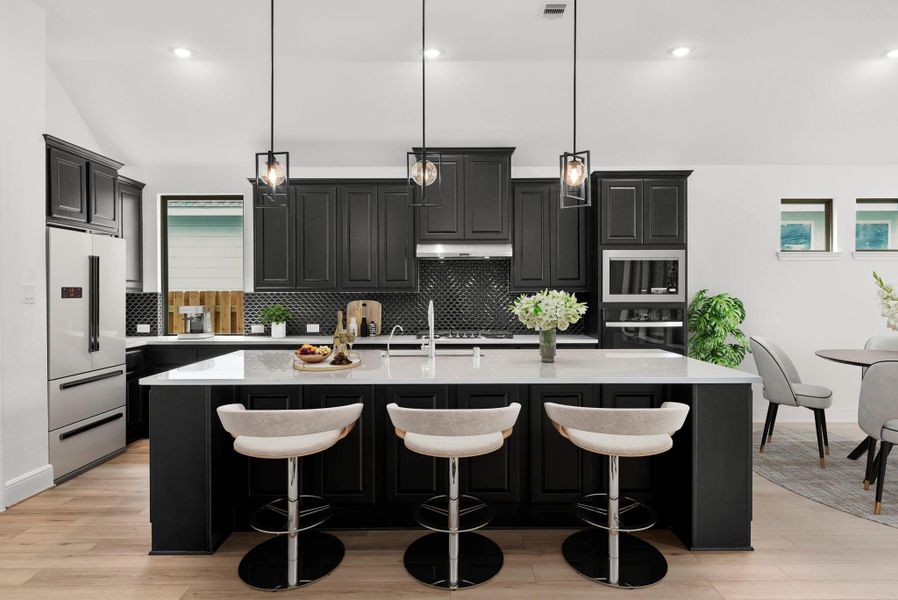Furnished interior view inside a new home in Colton, Montgomery (Image 6).