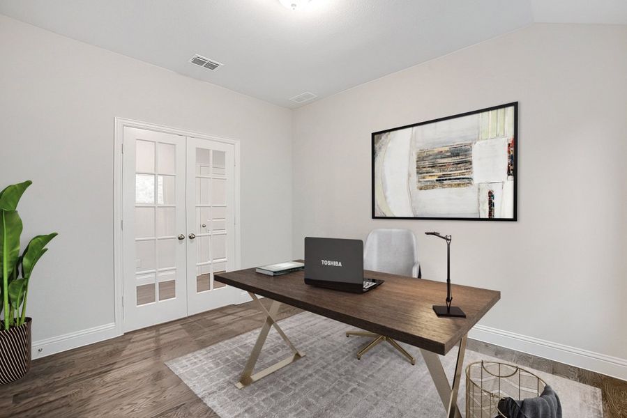 Representative furnished interior of a home built from the Magnolia by Beazer Homes in Enclave at Legacy Hills: Overlook 60', Celina (Image 6).