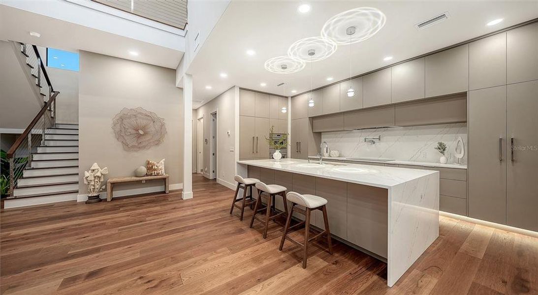 Furnished interior view inside a new home in , Sarasota (Image 15).