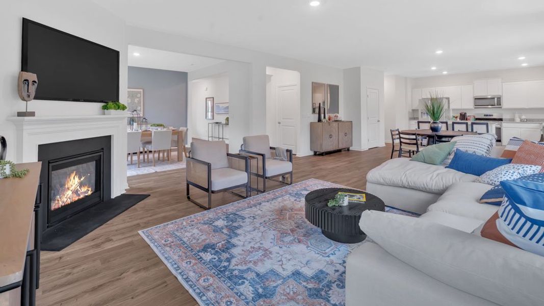 Furnished interior view inside a new home in Mary's Pointe, Clinton (Image 14).