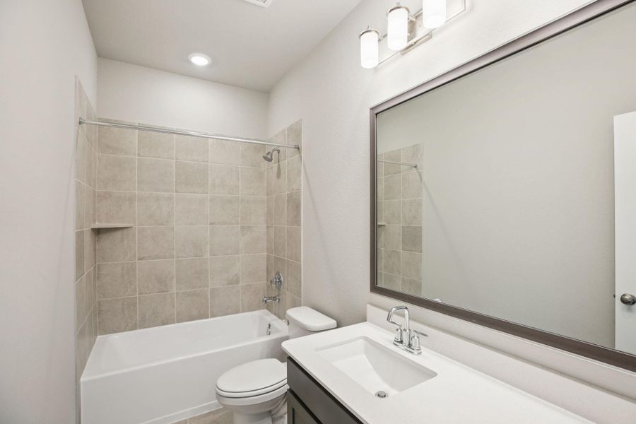 Furnished interior view inside a new home in Kemah Crossing - Luxe Series, Kemah (Image 14). Furnished interior view inside a new home in Kemah Crossing - Luxe Series, Kemah (Image 14).