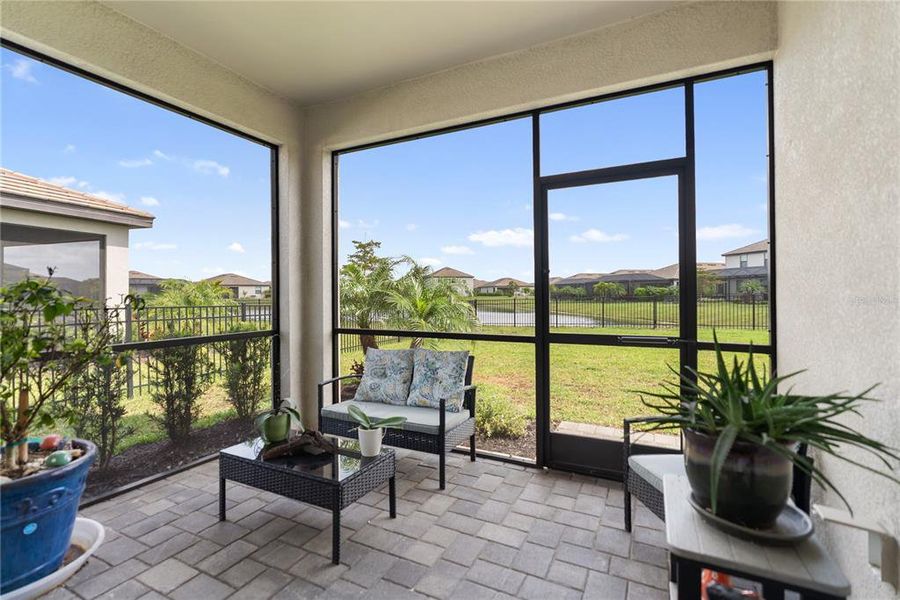 Exterior details and patio area of a home in , Lakewood Ranch (Image 4). Exterior details and patio area of a home in , Lakewood Ranch (Image 4).