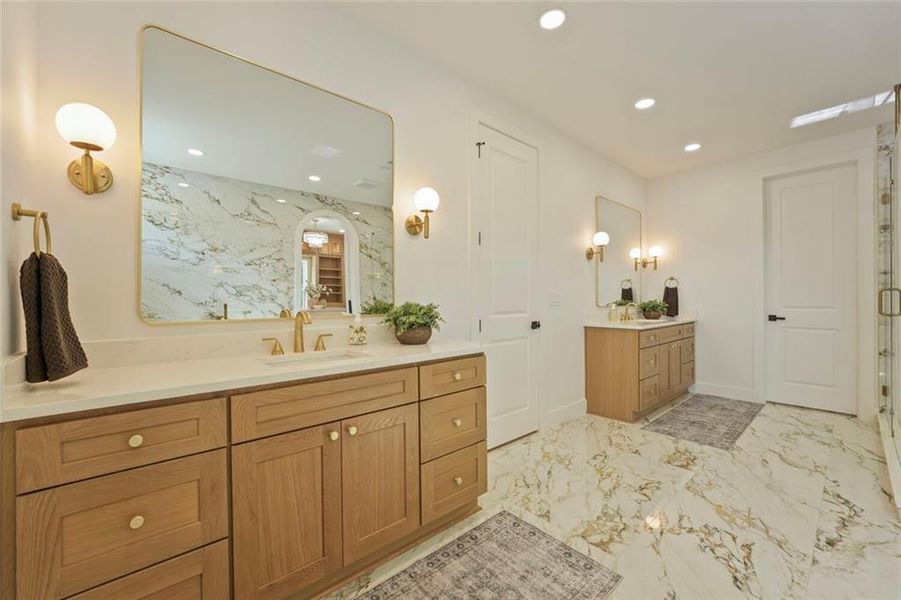 Furnished interior view inside a new home in , Grayson (Image 18).