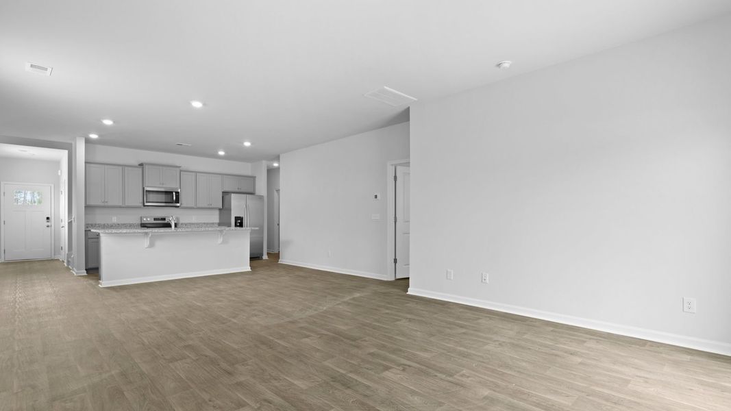 Representative unfurnished interior of a home built from the MANNING by D.R. Horton in Hillcrest, Ravenel (Image 16). Representative unfurnished interior of a home built from the MANNING by D.R. Horton in Hillcrest, Ravenel (Image 16).