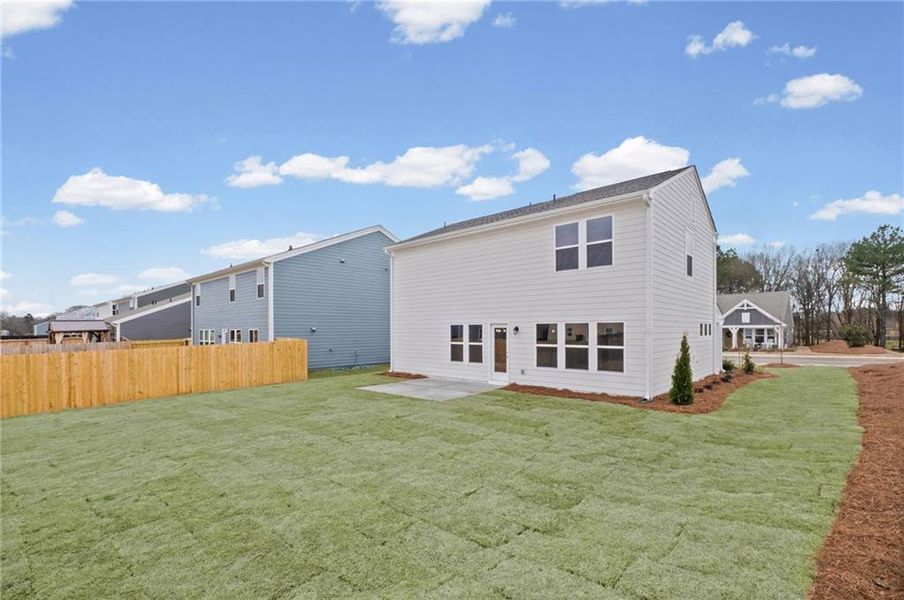 Exterior details and patio area of a home in Cherry Glen, Euharlee (Image 21).