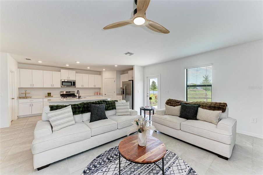 Furnished interior view inside a new home in , Sarasota (Image 35).