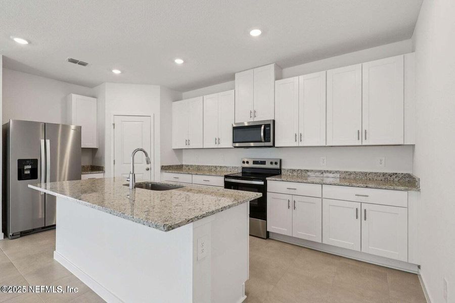 Furnished interior view inside a new home in Azalea Creek, Jacksonville (Image 7).