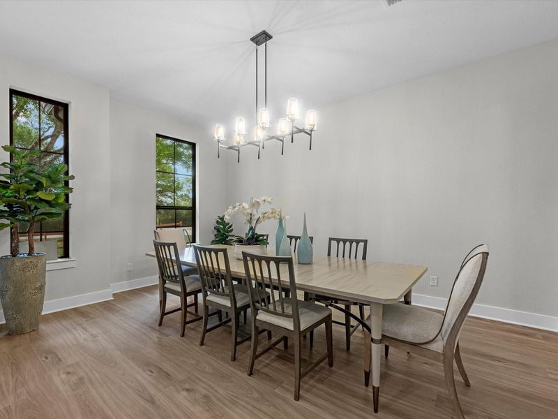 Furnished interior view inside a new home in , Fulshear (Image 18).