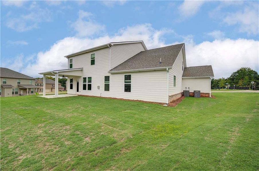Exterior details and patio area of a home in Kingston, Locust Grove (Image 4).