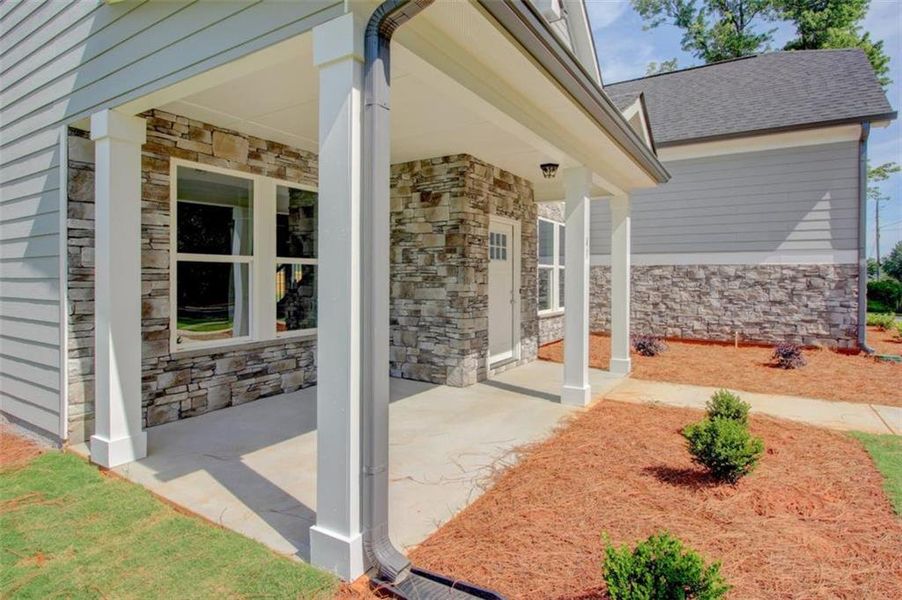 Exterior details and patio area of a home in , Covington (Image 17). Exterior details and patio area of a home in , Covington (Image 17).