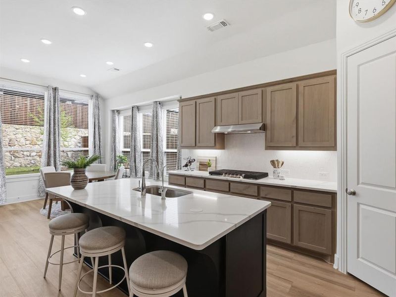 Furnished interior view inside a new home in Thompson Farms, Van Alstyne (Image 10).
