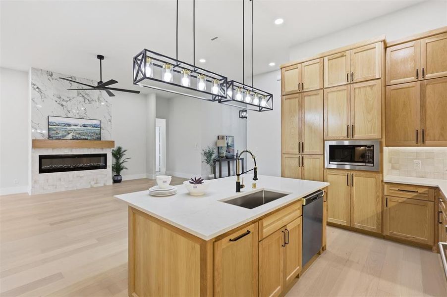 Furnished interior view inside a new home in , Granbury (Image 7). Furnished interior view inside a new home in , Granbury (Image 7).