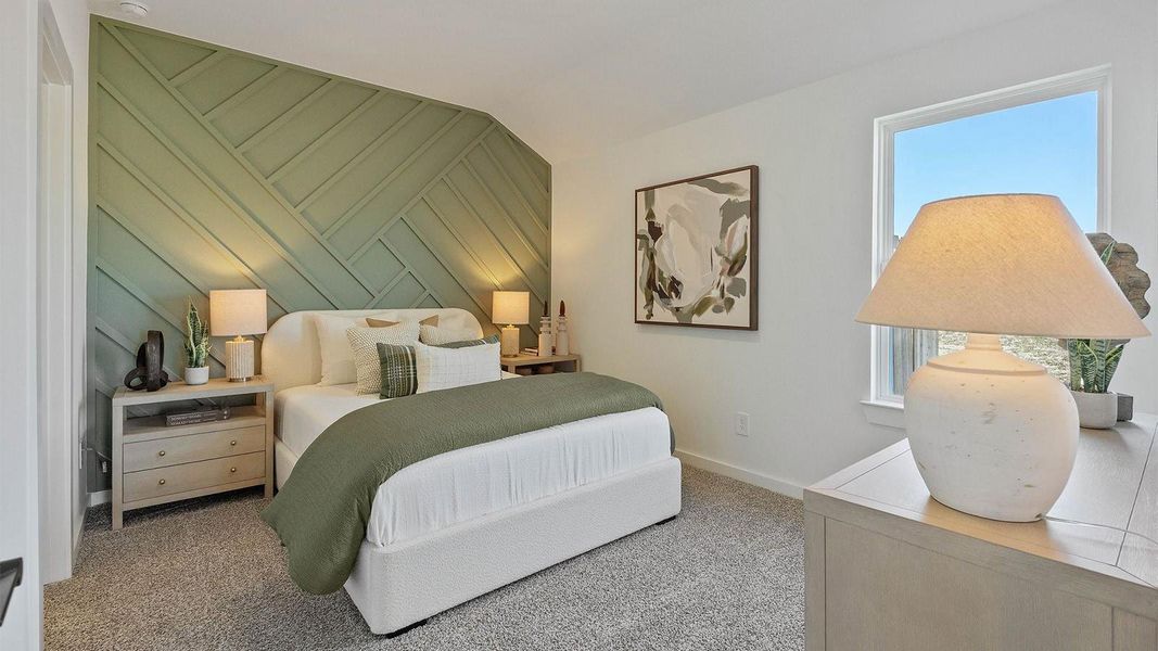 Furnished interior view inside a new home in Riverside Estates, Baytown (Image 5). Furnished interior view inside a new home in Riverside Estates, Baytown (Image 5).