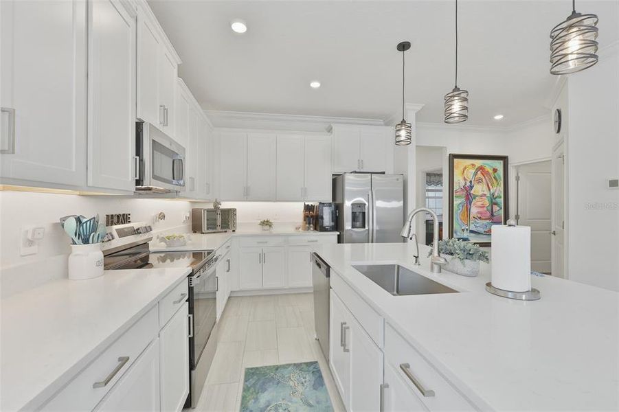 Furnished interior view inside a new home in Prosperity Lakes Active Adult, Parrish (Image 32).