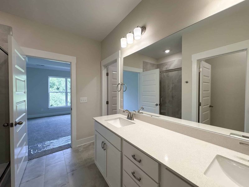 Furnished interior view inside a new home in The Paddock, Gallatin (Image 5).