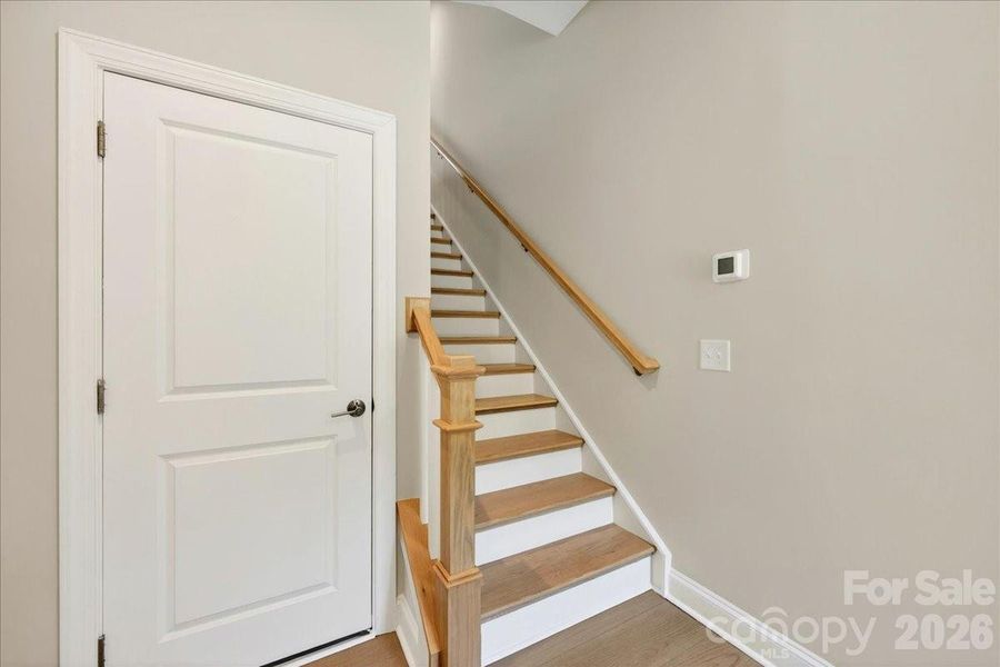 Garage entry in foyer Garage entry in foyer