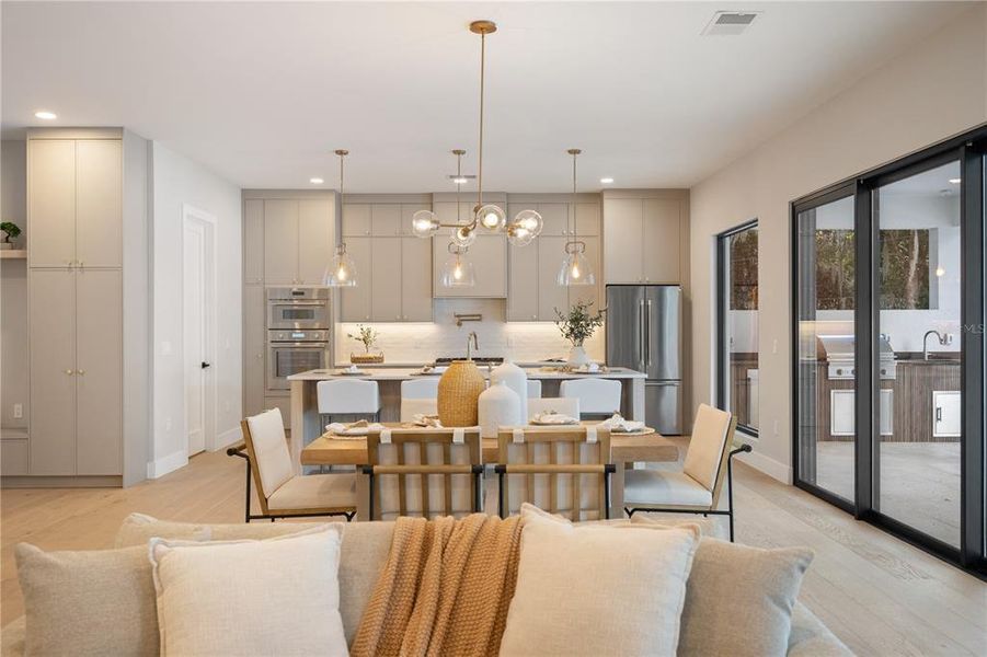 Furnished interior view inside a new home in College Park, Orlando (Image 15).