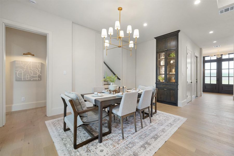 Furnished interior view inside a new home in , College Station (Image 16).