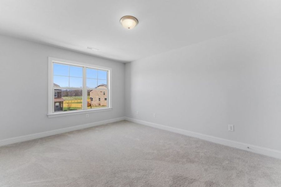 Representative unfurnished interior of a home built from the Hampton by Keystone Homes NC in Preserve at Carriage Cove, Oak Ridge (Image 93).